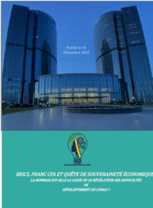 Lire la suite à propos de l’article BRICS-FRANC CFA-QUETE DE SOUVERAINETE ECONOMIQUE